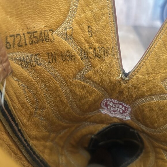 Nocona Vintage Bullhide Western Cowboy Boots Mens 12 B - Picture 5 of 12